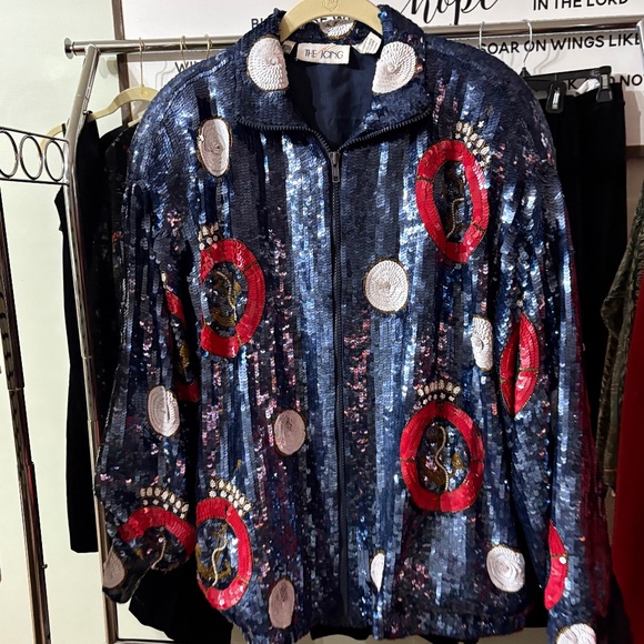 The icing vintage zip up top size L 10/12 - Picture 1 of 4